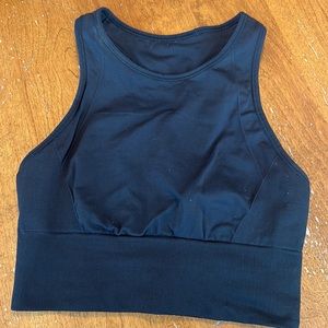 Lululemon high neck bra size 4 black